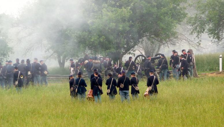 Reenacting at the Gettysburg Battlefield